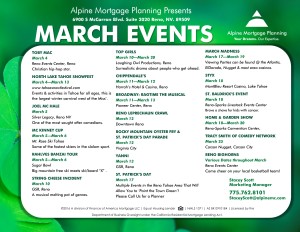 Reno March Events
